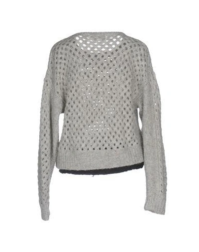 Shop Diesel Sweaters In Light Grey