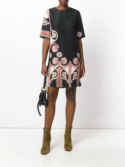 Shop Etro Patterned Shift Dress