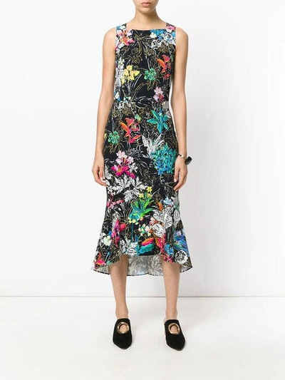 Shop Peter Pilotto Sleeveless Floral Dress