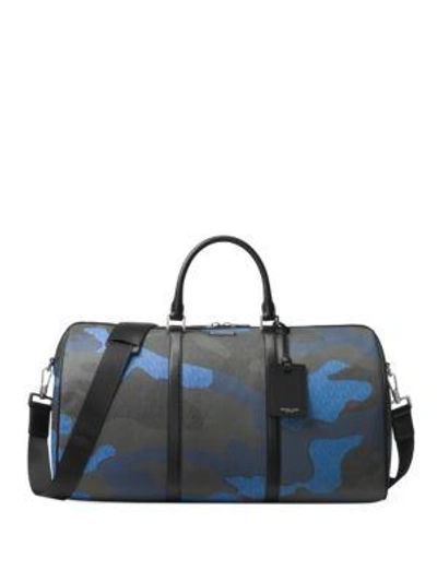 Michael Kors Camouflage Duffle Bag In Midnight
