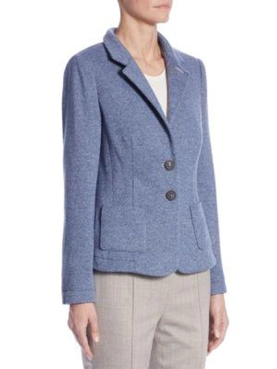 Shop Barbara Lohmann Calgary Cashmere Blazer In Dark Blue