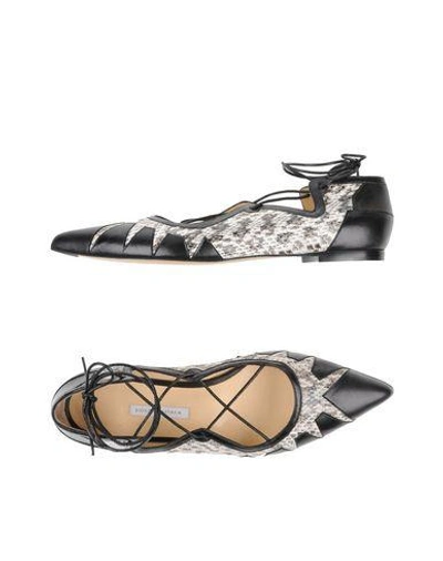 Shop Bionda Castana Ballet Flats In Black