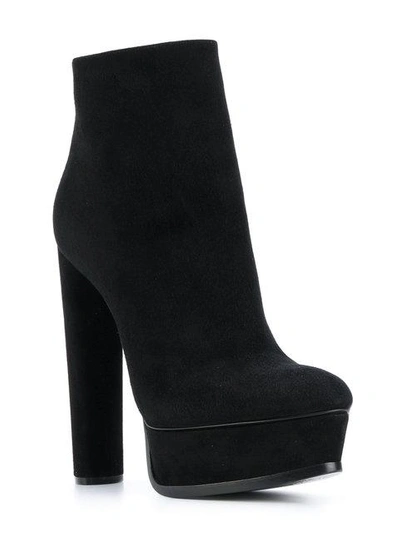 Shop Casadei Platform Ankle Boots In 000