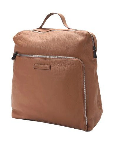 Emporio Armani Backpack & Fanny Pack In Tan