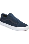 Vans Old Skool Sneaker In Blue Reflector Suede