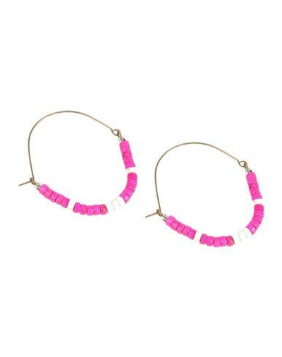 Shop Isabel Marant Earrings In Fuchsia