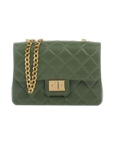 Designinverso Cross-body Bags In Military Green