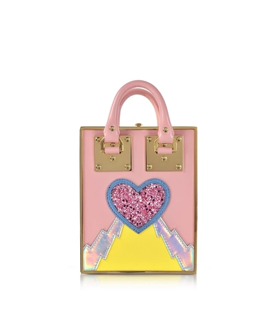 Sophie Hulme Women&#39;s  Pink Leather Handbag'