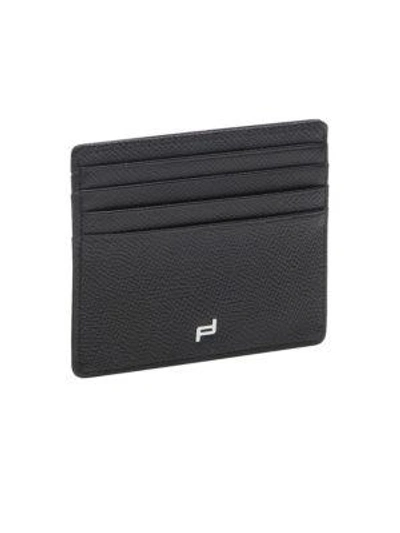 Shop Porsche Design French Classic 3.0 Leather Cardholder In Black
