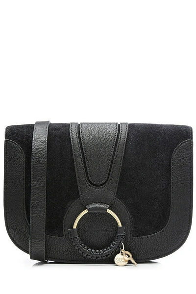 See By Chloé Shoulder Bag With Leather And Suede In Black
