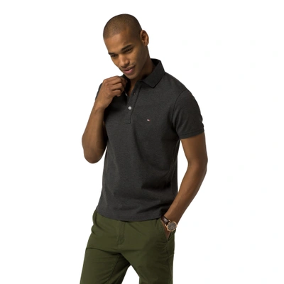 Tommy Hilfiger Slim Fit Modern Polo - Charcoal Htr