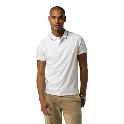 Tommy Hilfiger Slim Fit Tipped Polo - Classic White