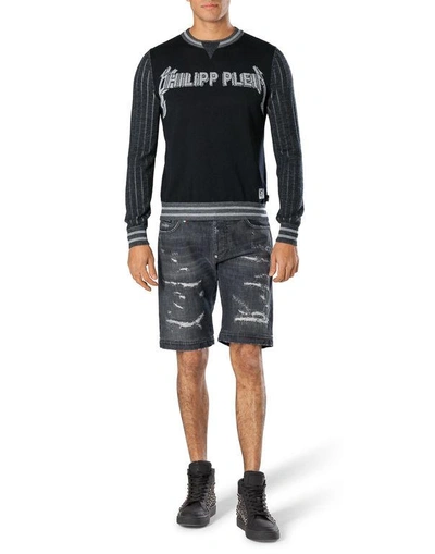 Shop Philipp Plein Pullover Round Neck Ls "ieyasu"