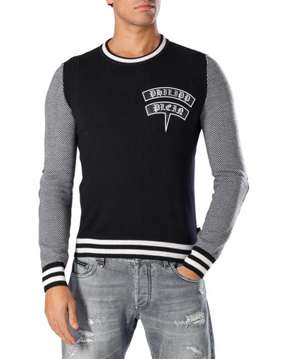 Shop Philipp Plein Pullover Round Neck Ls "dillon"