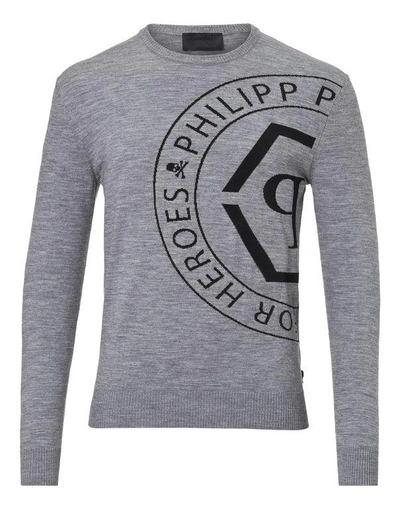Shop Philipp Plein Pullover Round Neck Ls "eli"