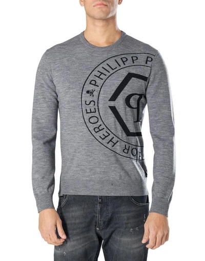 Shop Philipp Plein Pullover Round Neck Ls "eli"