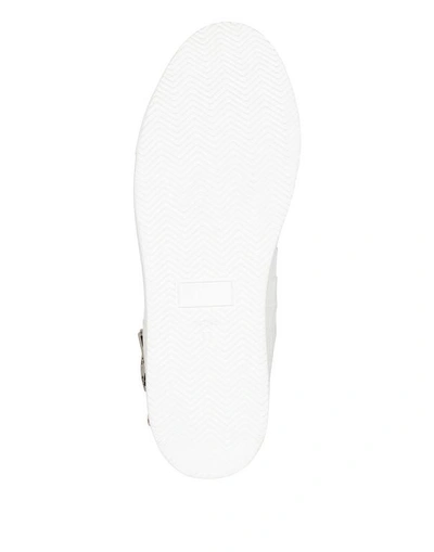Shop Philipp Plein Hi-top Sneakers "cool Man" In White/nickel