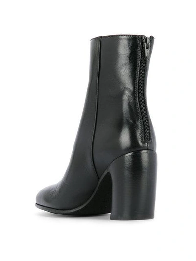 Shop Ann Demeulemeester Vitello Boots In Black