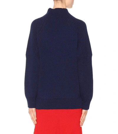 Shop Victoria Beckham Wool Sweater In Eavy