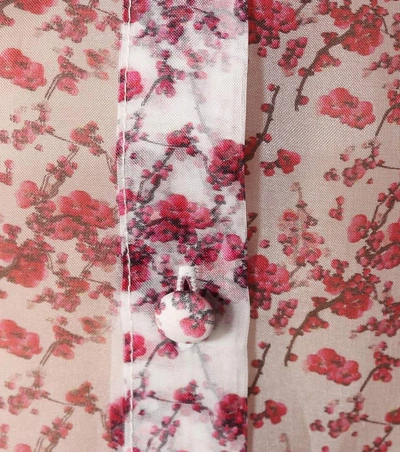 Shop Huishan Zhang Printed Silk Blouse In Multicoloured