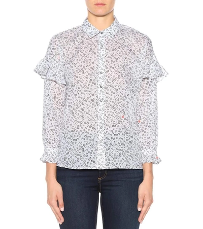 Shop M.i.h. Jeans Printed Cotton Blouse In Doorway Priet
