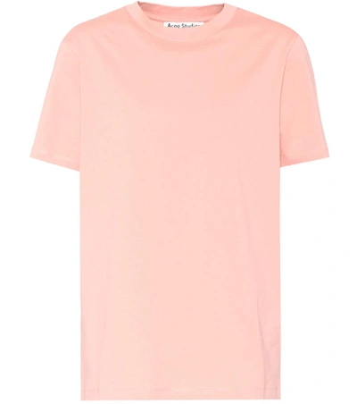 Acne Studios Taline Cotton T-shirt In Pink