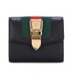 GUCCI Embellished leather wallet