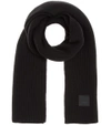 ACNE STUDIOS BANSY FACE KNITTED WOOL SCARF,P00261624-1