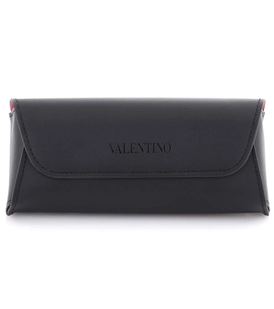 Shop Valentino Round Sunglasses In Grey