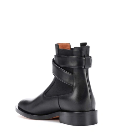 Shop Givenchy Leather Ankle Boots In Eoir