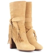 SEE BY CHLOÉ SUEDE ANKLE BOOTS,P00266237-4