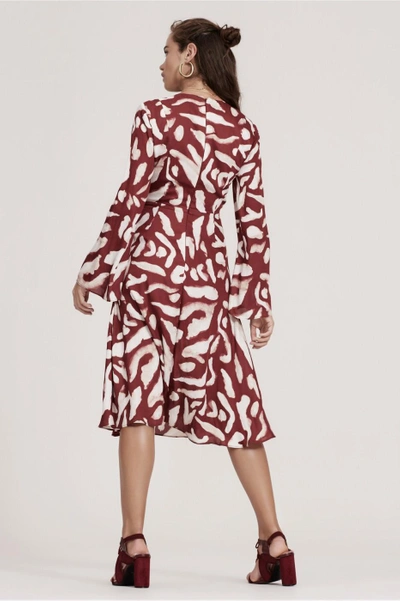 Shop Finders Keepers Mercurial Dress In Berry Spot Print