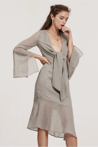 Shop Finders Keepers Sanctuary Dress In Khaki