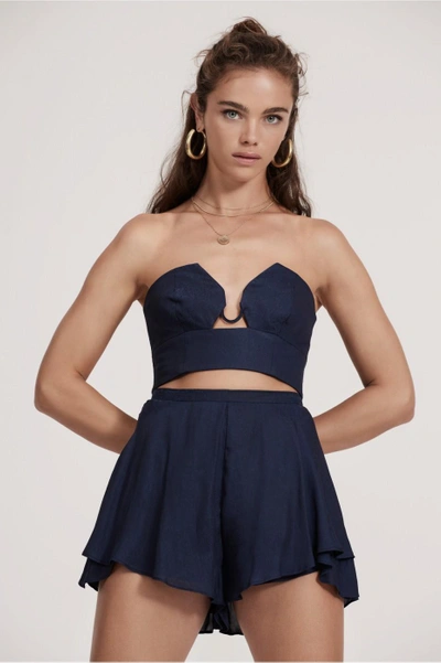 Shop Finders Keepers Mercurial Bodice In Navy