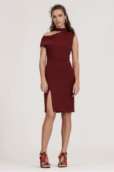 Shop Finders Keepers The Message Midi Dress In Berry