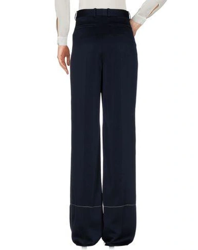 Shop Sonia Rykiel Casual Pants In Dark Blue