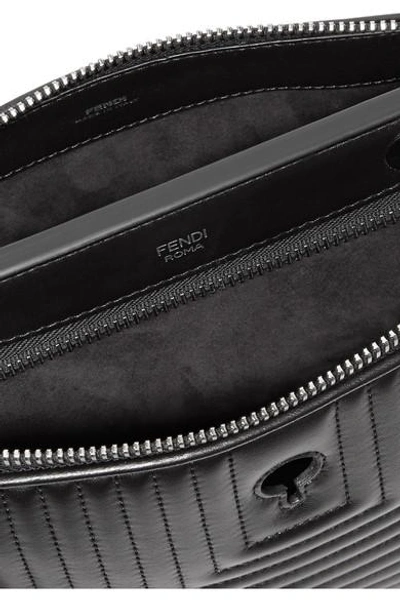 Shop Fendi Dotcom Click Quilted Leather Shoulder Bag