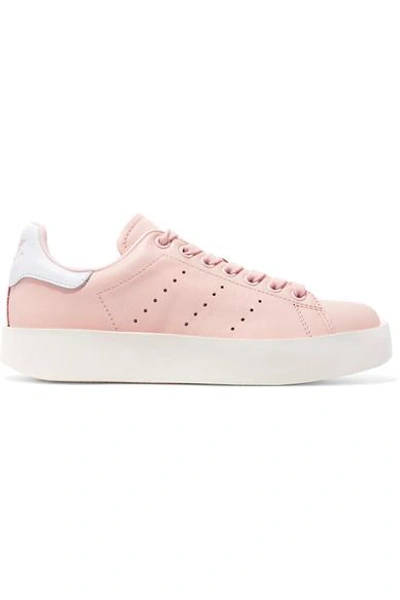 Adidas Originals Stan Smith Bold Leather Sneakers In Ice Pink | ModeSens