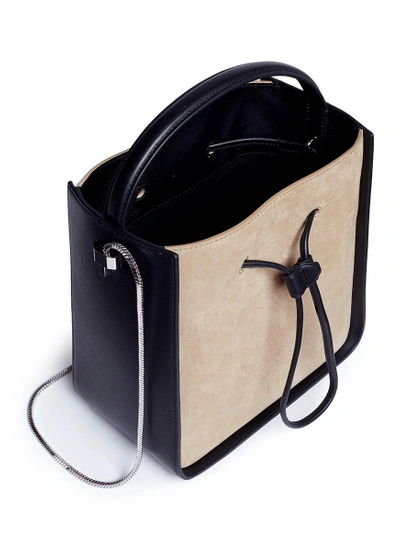 Shop 3.1 Phillip Lim / フィリップ リム 'soleil' Small Colourblock Leather Drawstring Bucket Bag