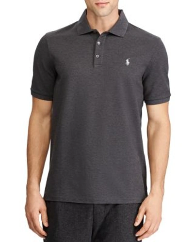 Polo Ralph Lauren Stretch Mesh Classic Fit Polo Shirt In Windsor Heather