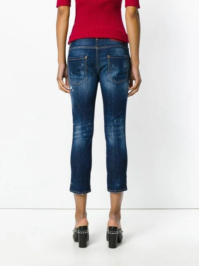 Shop Dsquared2 Cool Girl Cropped Jeans - Blue