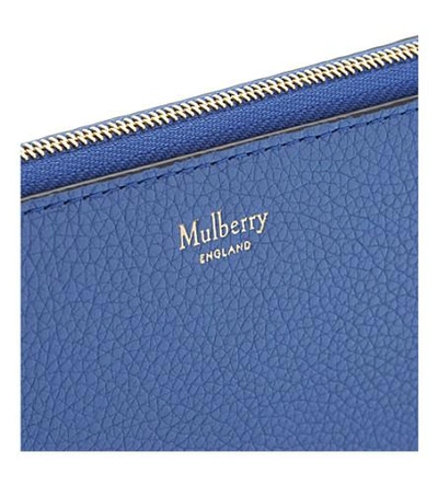 Shop Mulberry Grained Leather Zip-around Wallet