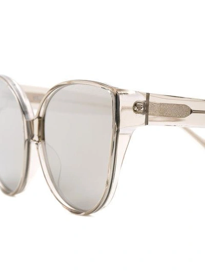 Shop Linda Farrow Cat Eye Sunglasses - Grey