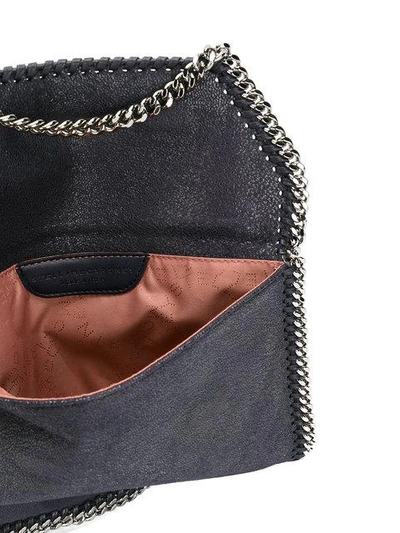 Shop Stella Mccartney Mini Falabella Shoulder Bag In Blue