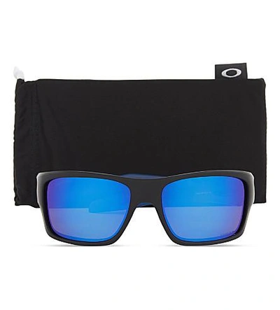 Shop Oakley Oo9263 Turbine Square-frame Sunglasses In Matte Black