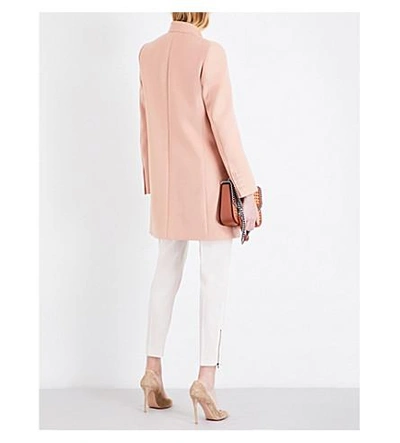 Shop Stella Mccartney Bryce Wool-blend Coat In Blush