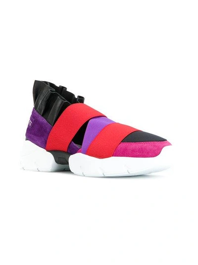 Pucci Ruffled Slip-on Sneakers