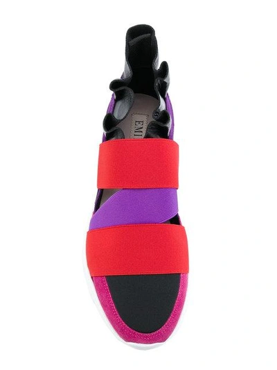Pucci Ruffled Slip-on Sneakers