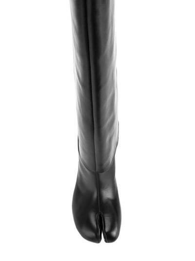 oversized long tabi boots