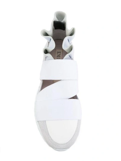 Shop Emilio Pucci Sneakers In Colour-block-optik In White